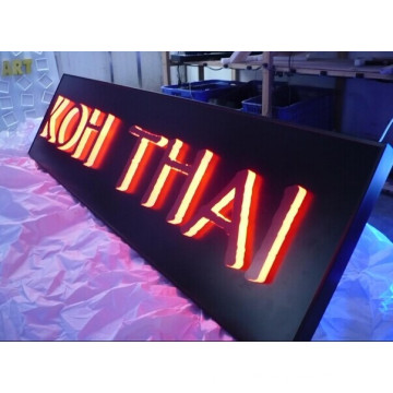 DIY LED Backlit Kanal Buchstabe Zeichen LED Brief Zeichen 3D Light Box Buchstaben Zeichen